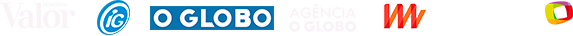 Veículos de mídia: Valor, iG, O Globo, Agência O Globo, Mundo do Marketing, Terra