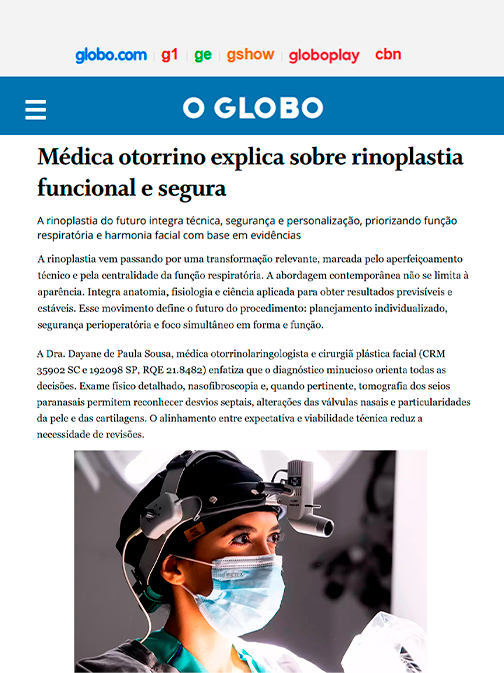 Matéria no O Globo